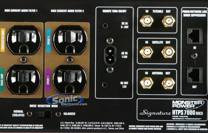 Monster Cable Home Theater PowerSource (MP HTPS7000SS MKII) Image 5