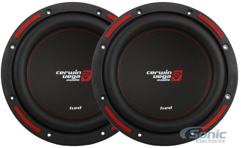 (2) Cerwin Vega HS104D Subwoofers Image 1