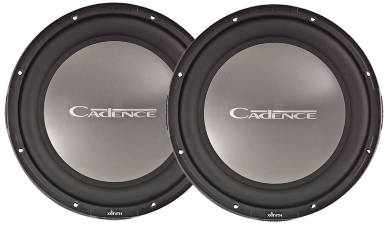(2) Cadence XW12D4 Subwoofers Image 1