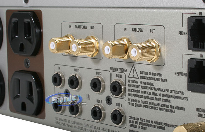 Monster Cable PowerCenter Surge Protector (MP EP IR 3650) Image 5