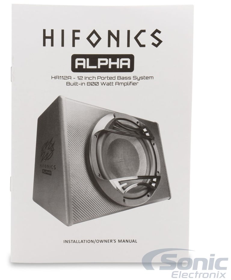 Hifonics HA-112A (HA112A) Image 5