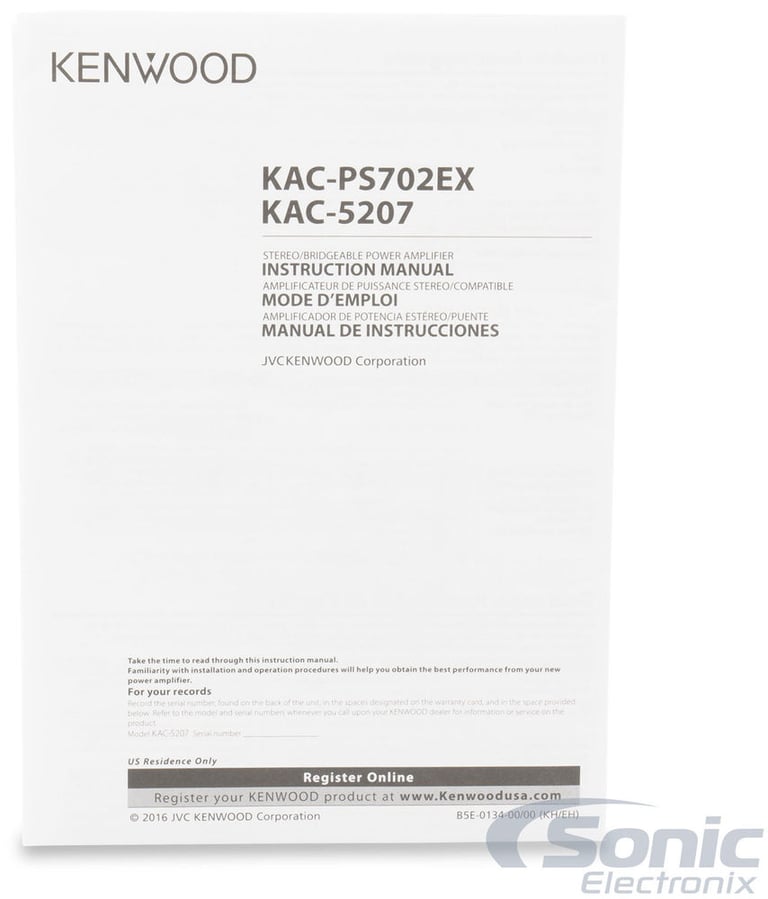 Kenwood P-W101B Image 10
