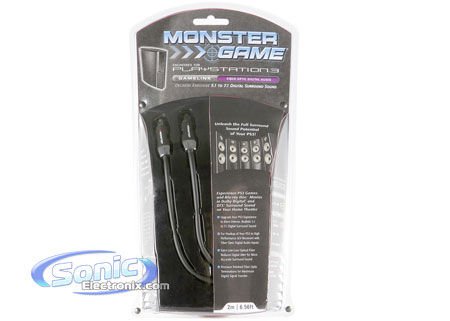 Monster Cable GameLink Fiber Optic Digital Audio Cable (PS3 FO-10) Image 3