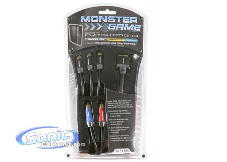 Monster Cable GameLink Component Video and Stereo Audio A/V Kit (PS3 CVA-10) Image 3