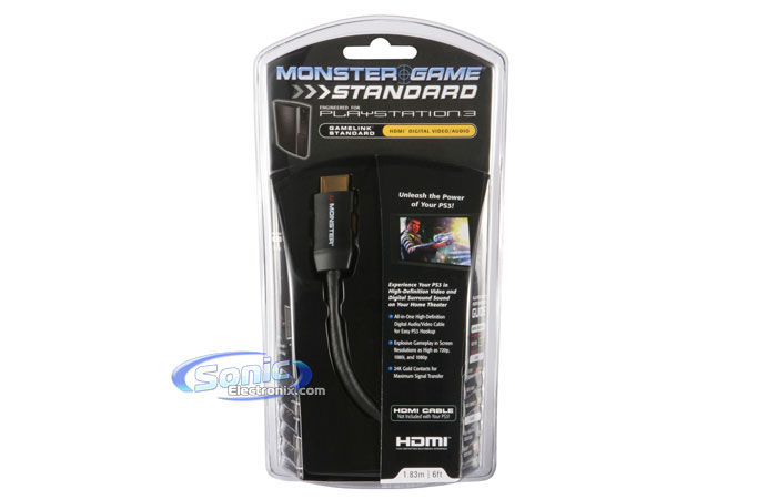 Monster Cable Standard HDMI Cable (PS3 S HDMI-6) Image 2