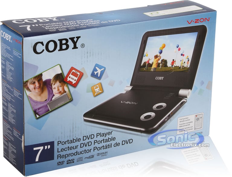 Coby TF-DVD7009 7" Widescreen TFT Portable DVD/CD/MP3 Player Image 11