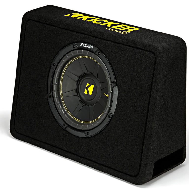 Kicker 44TCWC102 10" 600W Subwoofer + Boss R1100M  + Amp Wiring Kit Image 23