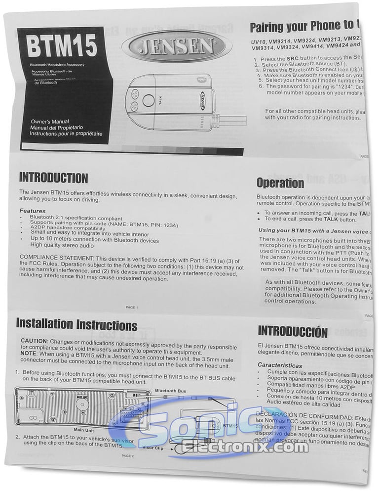 Jensen BTM15 Image 3