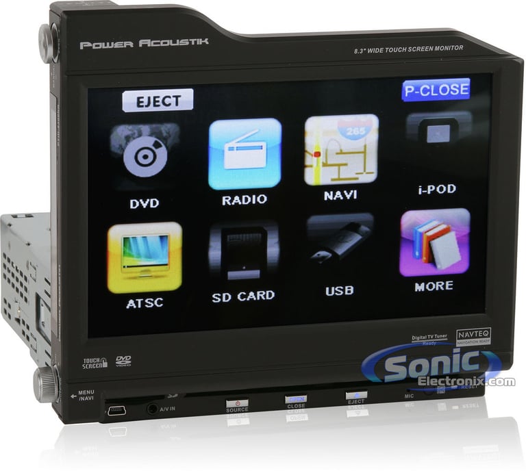 Power Acoustik PTID-8300NR HUGE 8.3" SCREEN! Image 2