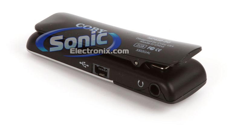 Coby MP550-2GBLK (Clip 2) 2GB Mini Clip MP3 Player - Black Image 3