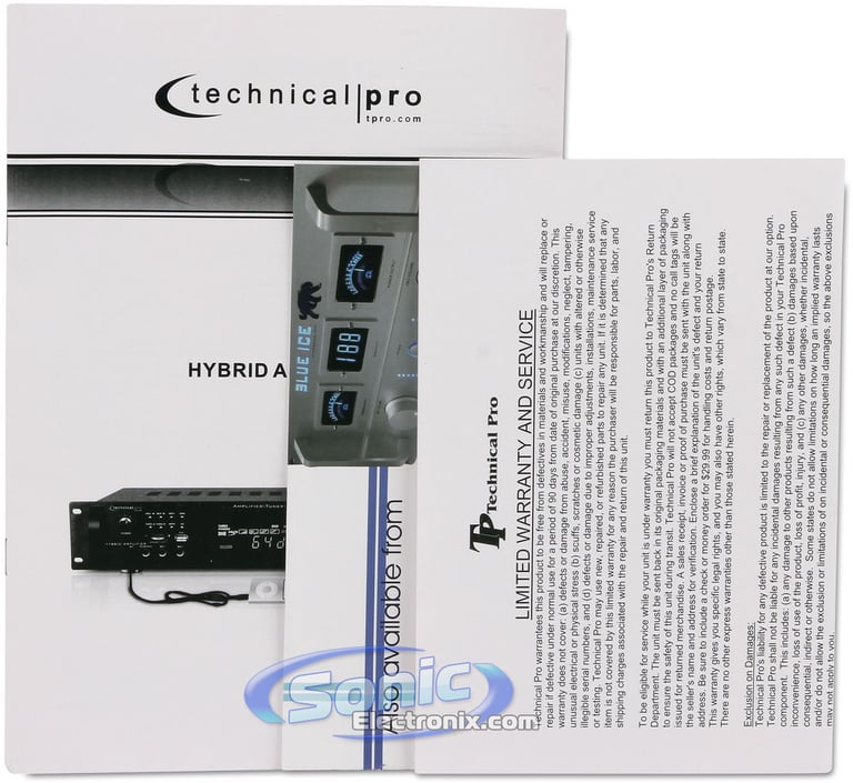Technical Pro HB-3502U Image 11