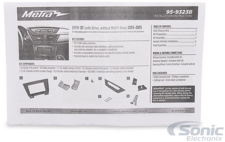 Metra 95-9323B Dash Kit Image 15