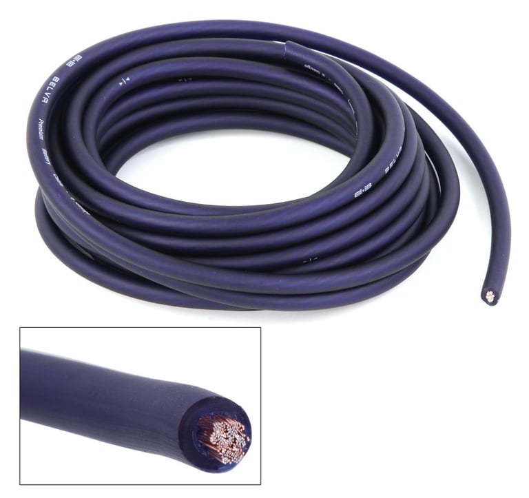 Boss R1100M + Belva BAK82 Complete 8 AWG Amp Kit Image 11
