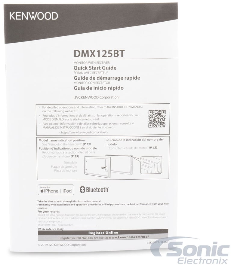 Kenwood DMX125BT (Open Box, Complete) Image 9