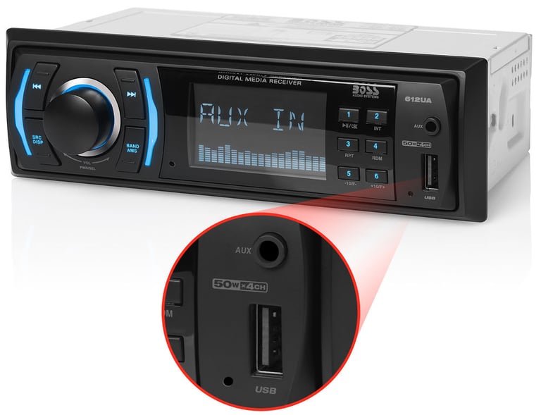 Boss 612UA Digital Media Car Stereo Image 4