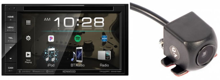 Kenwood DDX276BT Stereo + NVX Backup Camera Image 1