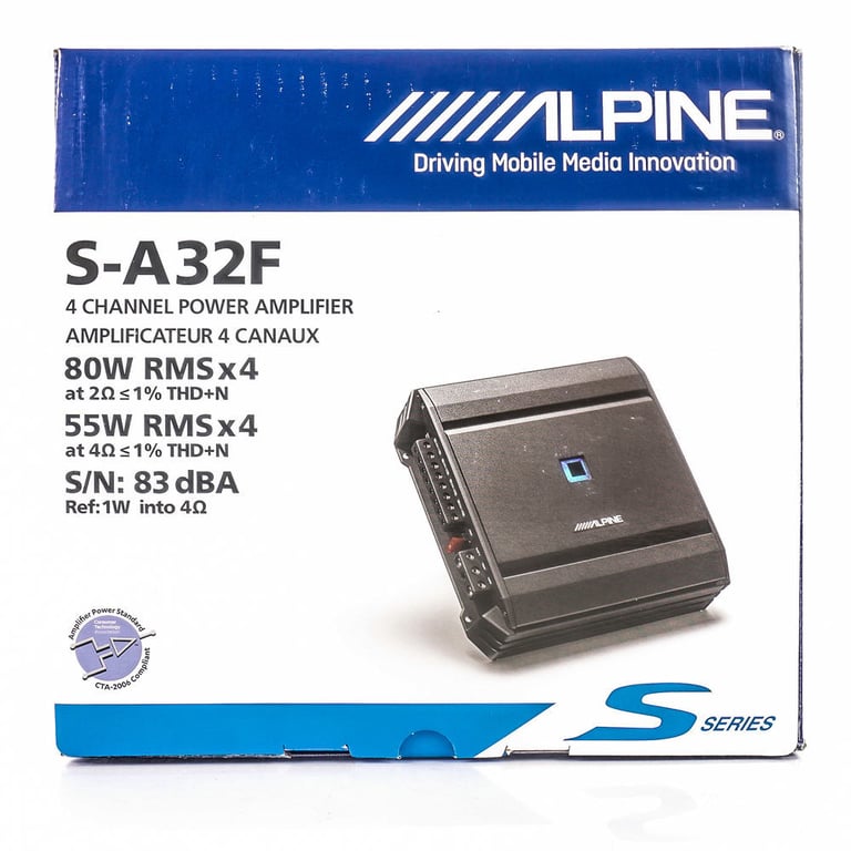 Alpine S-A32F Amplifier + (2) Kicker Comp 12" Subwoofers + Belva Amp Kit Image 32