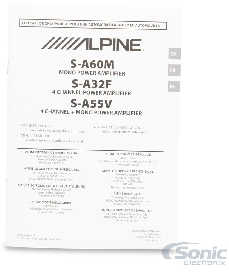 Alpine S-A60M Amplifier + Kicker 12" Comp Subwoofer + Belva Amp Kit Image 21