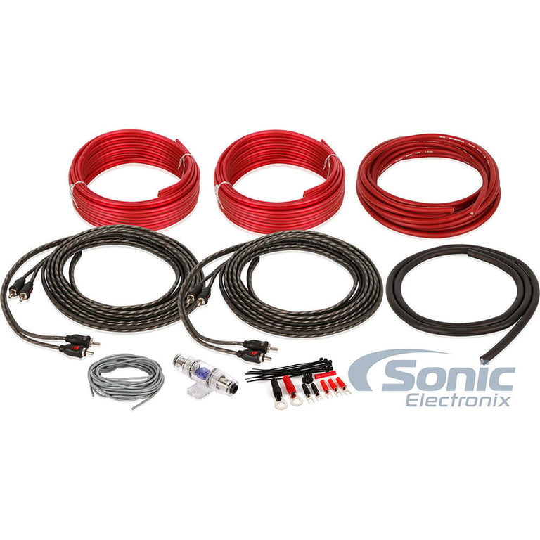 Alpine MRV-F300 Amplifier + (2) Massive Audio 6.5" Subwoofers + Belva Amp Kit Image 13