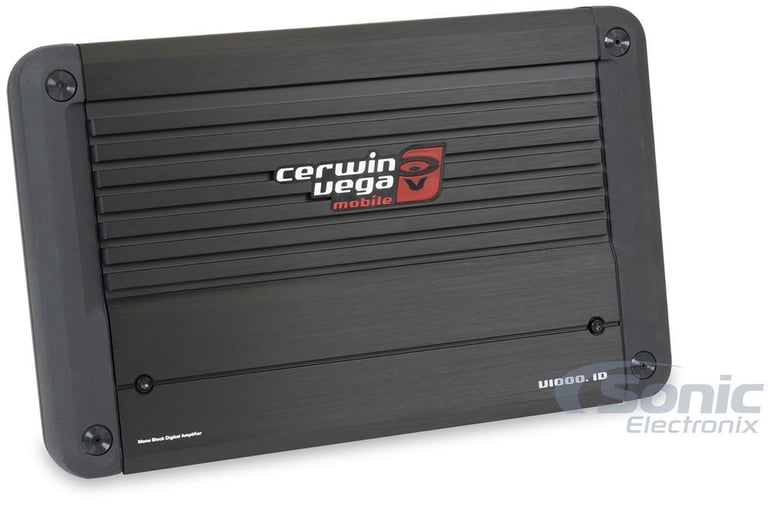 Cerwin-Vega V1000.1D Amplifier + Alpine 12" Subwoofer + Free Amp Kit Image 6