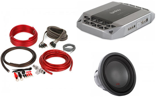 Infinity Kappa K600 Amplifier + Alpine 12" Subwoofer + Free Amp Kit Image 1