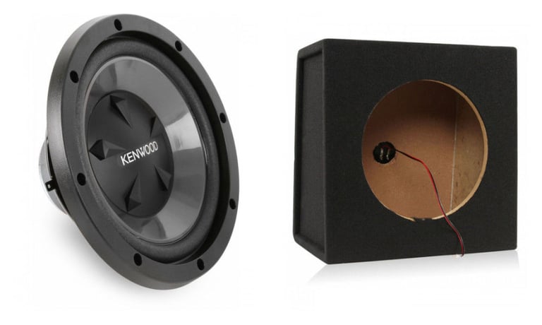 Kenwood KFC-W112S Subwoofer + Free Scosche Sealed Enclosure Image 1