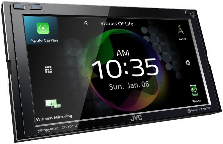 JVC KW-M855BW Stereo + Free NVX Backup Camera Image 8
