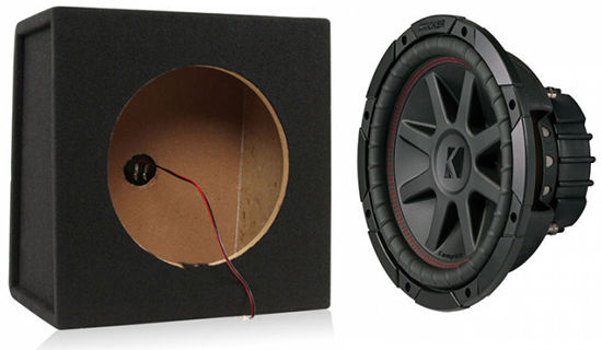 Kicker CompVR CVR122 (43CVR122) + Free 12" Sealed Enclosure Image 1