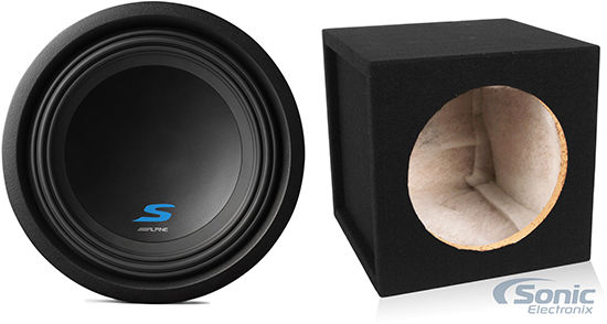 Alpine S-W10D2 with Sealed Enclosure Image 1