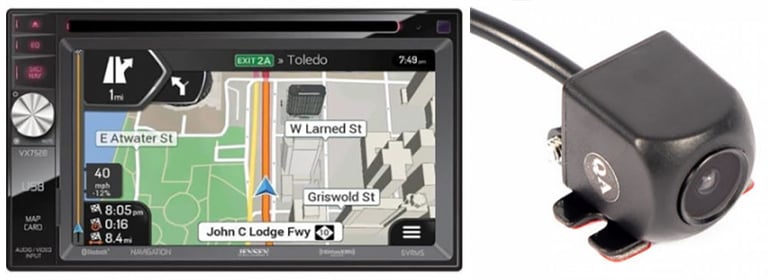 Jensen VX7528 Stereo + Free NVX Backup Camera Image 1