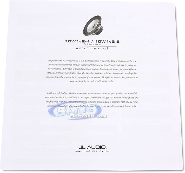 JL Audio 12W1v2-4 Open Box Image 10