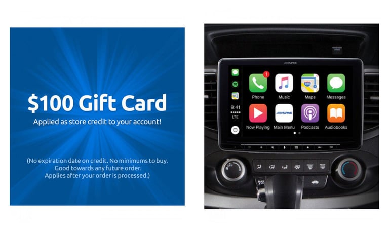 Alpine Halo9 iLX-F309 Stereo + Free $100 Gift Card Image 1