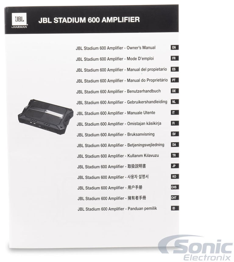 JBL Stadium 600 Amplifier + Free $100 Gift Card Image 13
