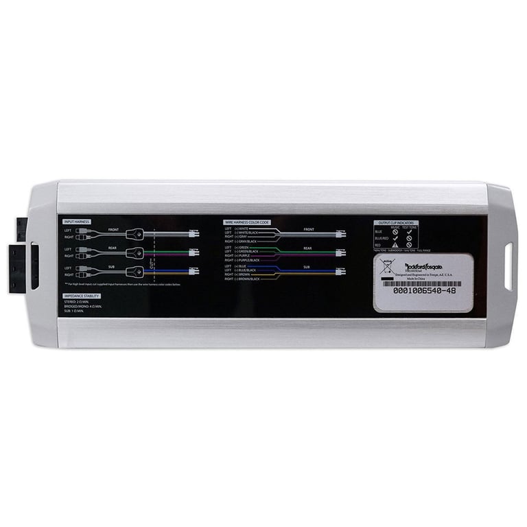 Rockford Fosgate TM1000X5ad Marine Amplifier + Free $50 Gift Card Image 4