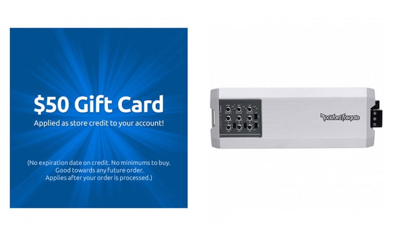 Rockford Fosgate TM1000X5ad Marine Amplifier + Free $50 Gift Card Image 1