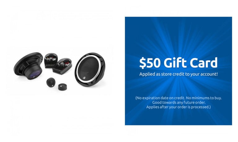 JL Audio 6.5" C2-650 Speakers + Free $50 Gift Card Image 1