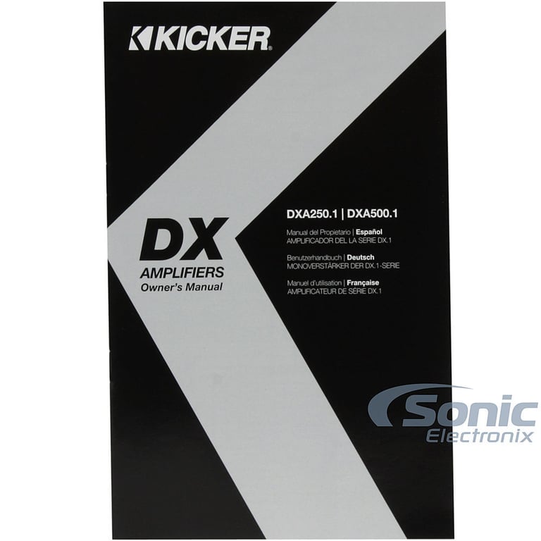 Kicker Monoblock Amp + Rockford Fosgate 10" Sub + Free Sealed Enclosure and Kit Image 31