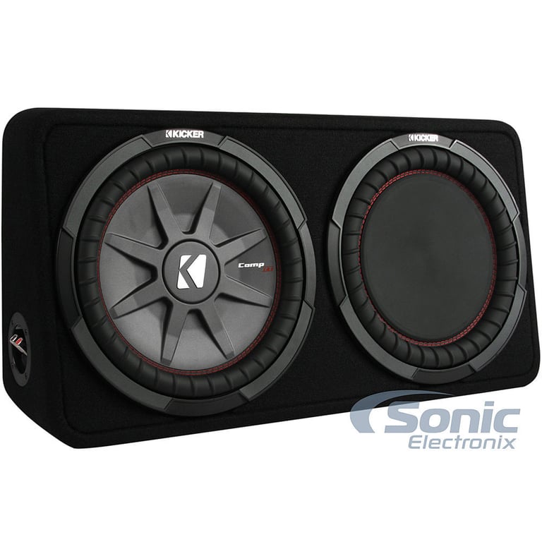 Kicker 43TCWRT124 1000W 12" 4-Ohm Shallow Subwoofer+Box+Amplifier+Free Amp Kit Image 25