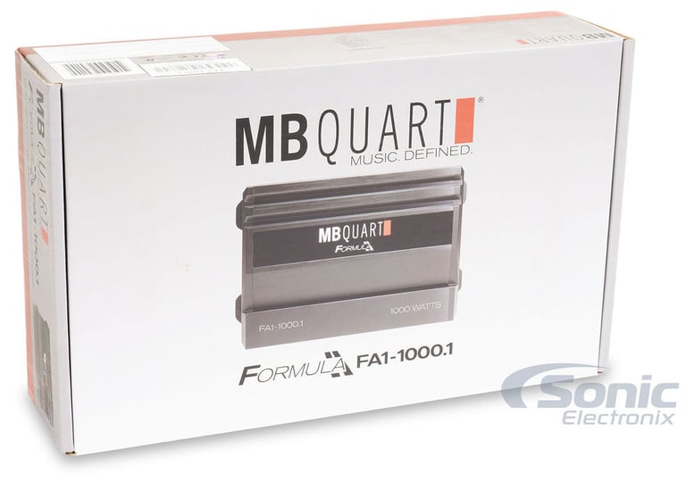 MB Quart FA1-1000.1 + FREE 4 Gauge Amplifier Wiring Kit Image 26