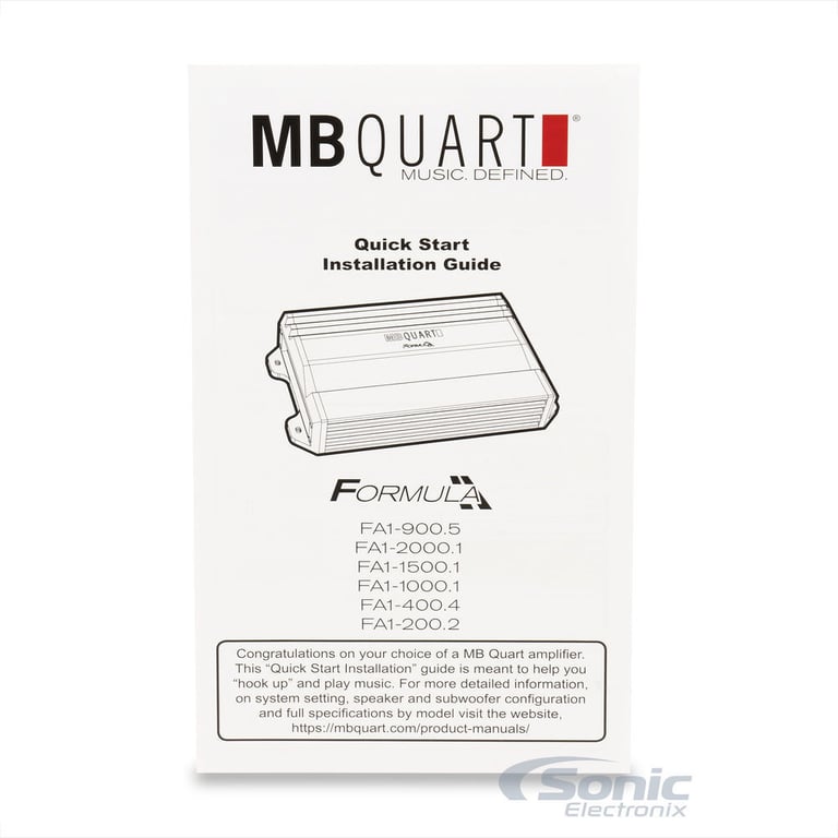 MB Quart FA1-200.2 + FREE 4 Gauge Wiring Kit Image 23