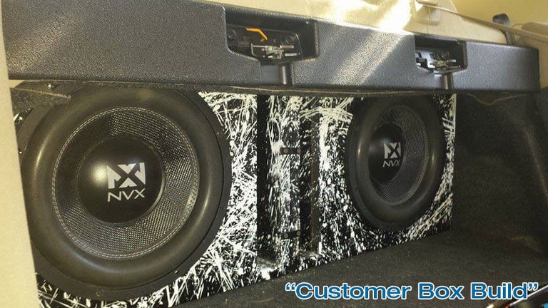 (2) NVX VCW104 + Sealed box + Mono Amplifier + Amp Kit Image 11