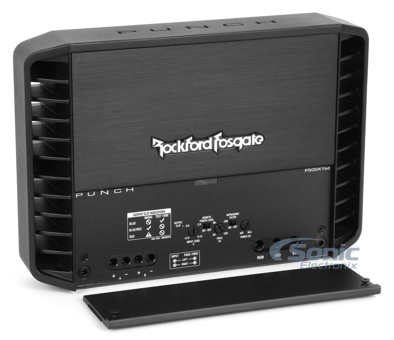 Rockford Fosgate  P500X1BD + Kicker 43TCWRT82 8" Loaded Enclosure + Free Amp Kit Image 20