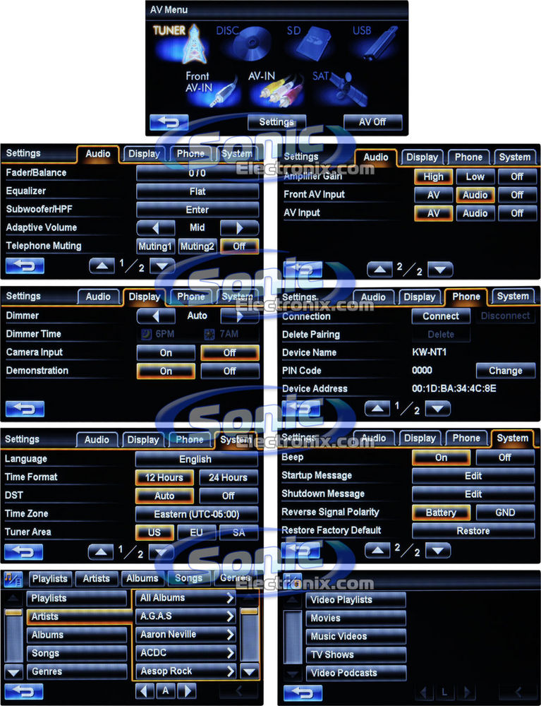 JVC KW-NT1 Open Box Image 33