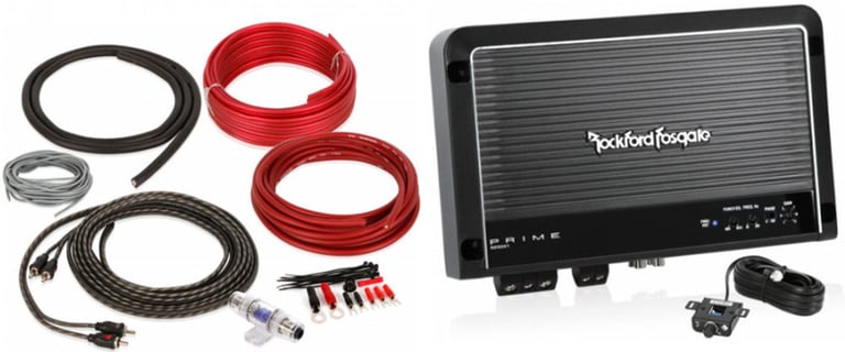 Rockford Fosgate Prime R250X1 + FREE Amplifier Wiring Kit Image 1