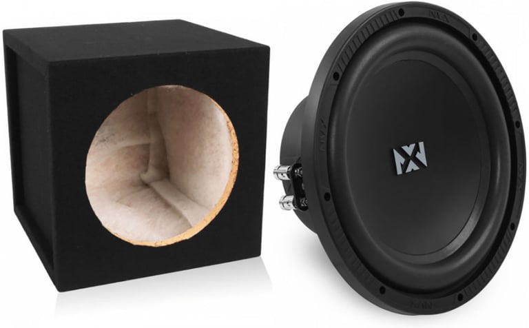 NVX NSW104V2 Subwoofer + Belva Sealed Enclosure Image 1