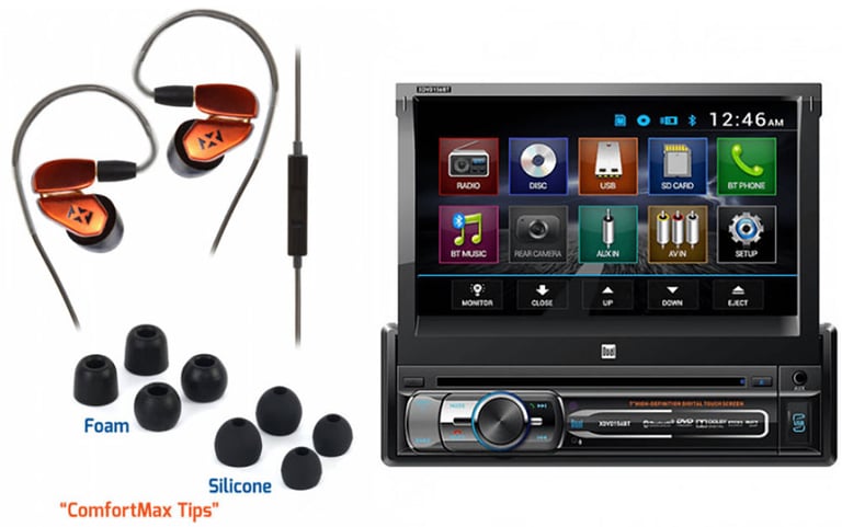 Dual XDVD156BT Stereo + Free NVX Earbuds Image 1