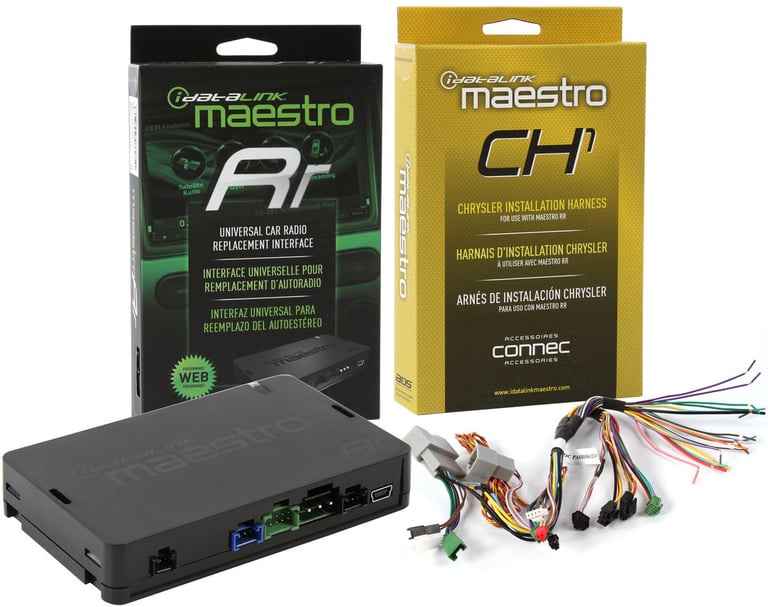 idataLink ADS-MRR Maestro + Steering Wheel Control + Replacement T-Harness Image 1