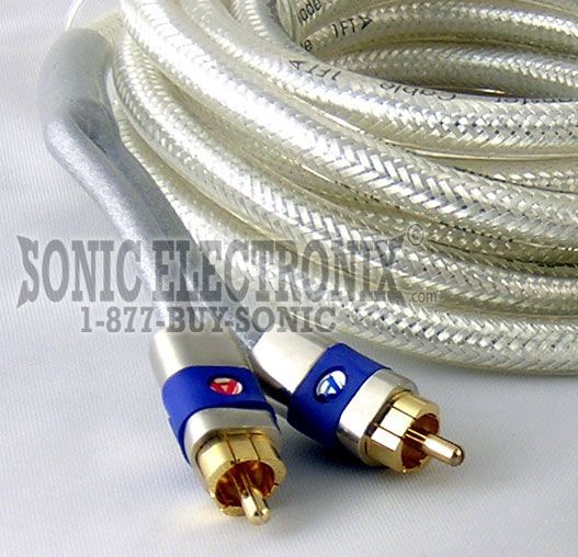 Audiobahn CE2000 20' Expert Series RCA (White) Image 1