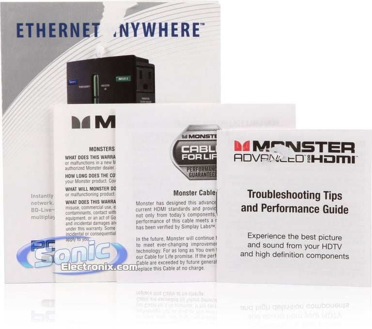 Monster Cable Blu-Ray 1200 Higher Definition Experience Pack Image 6