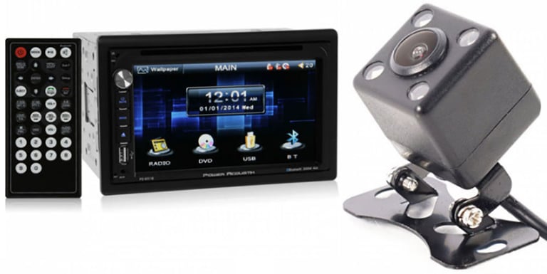 Power Acoustik PD-651B Stereo with Free Backup Camera Image 1